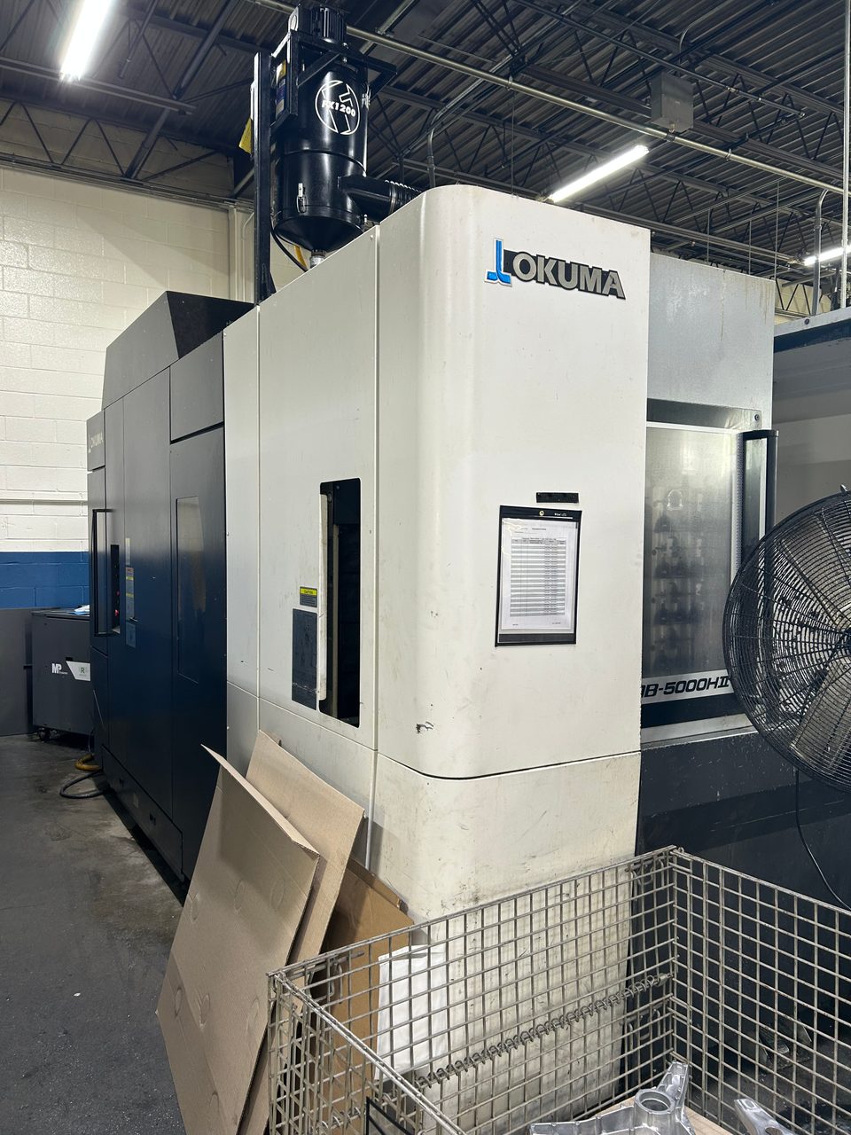 Okuma MB-5000H II HMC, 2022 - TSC, Tool Probe, 64 ATC