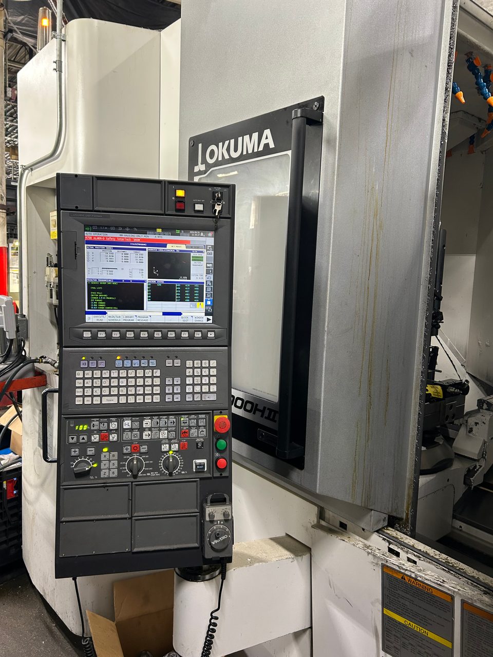 Okuma MB-5000H II HMC, 2022 - TSC, Tool Probe, 64 ATC