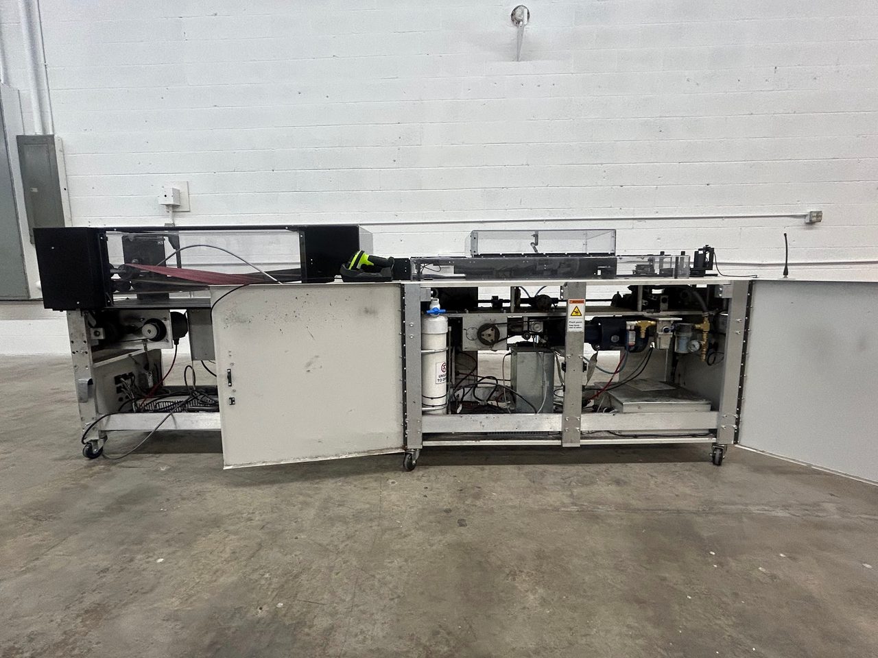 Pitney Bowes FlowMaster, 2018 - Automatic Mail Inserter System w/ MCS Falcon Inkjet Printer