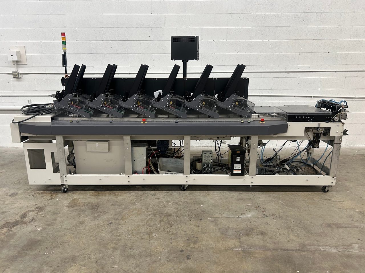 Pitney Bowes FlowMaster, 2018 - Automatic Mail Inserter System w/ MCS Falcon Inkjet Printer