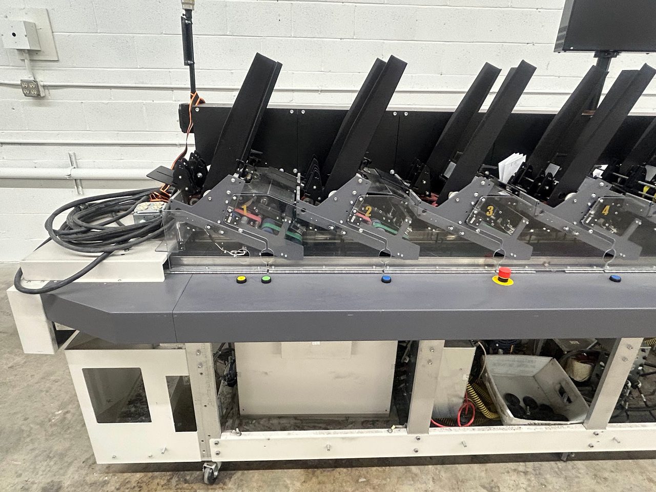 Pitney Bowes FlowMaster, 2018 - Automatic Mail Inserter System w/ MCS Falcon Inkjet Printer