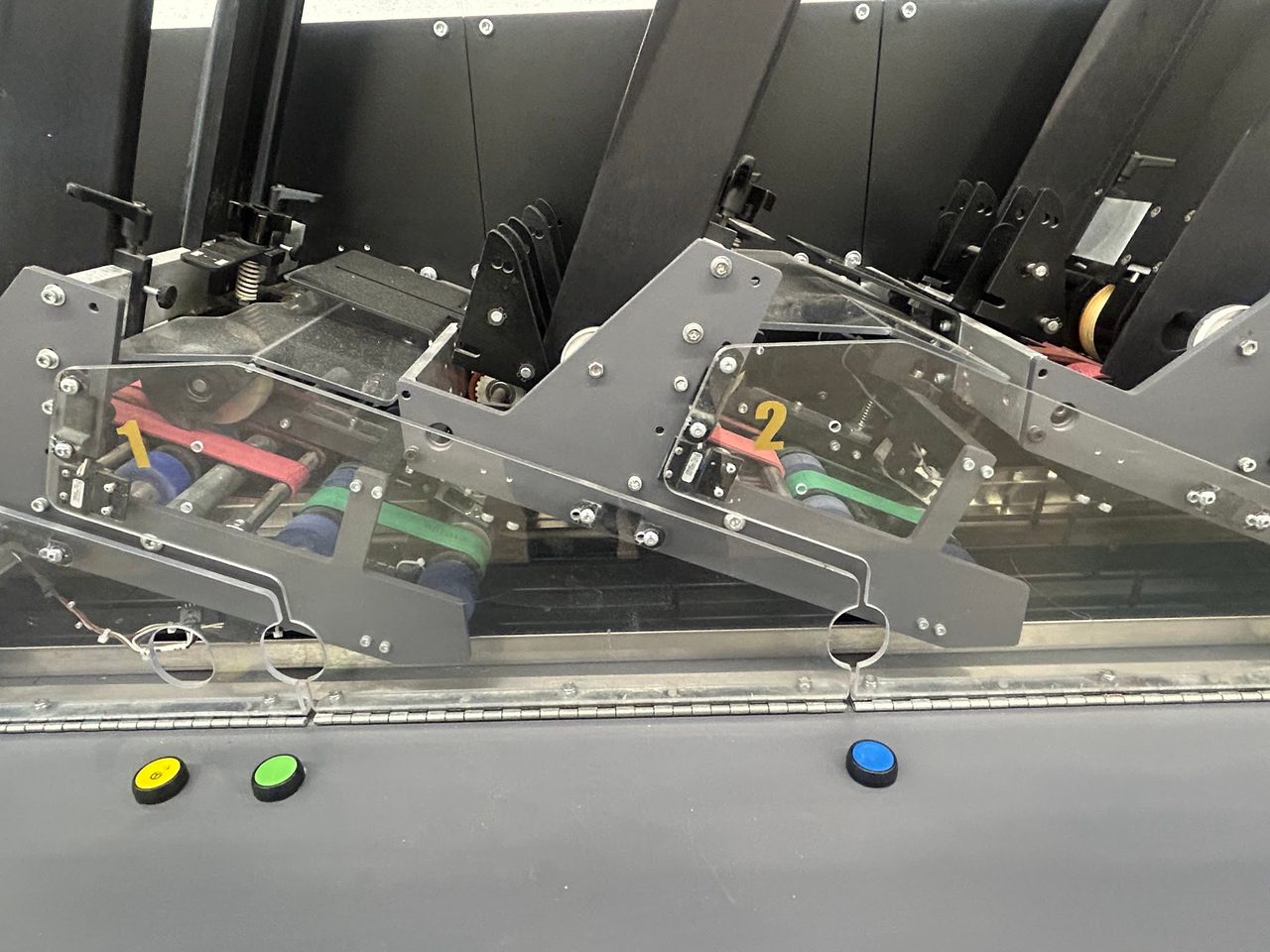 Pitney Bowes FlowMaster, 2018 - Automatic Mail Inserter System w/ MCS Falcon Inkjet Printer