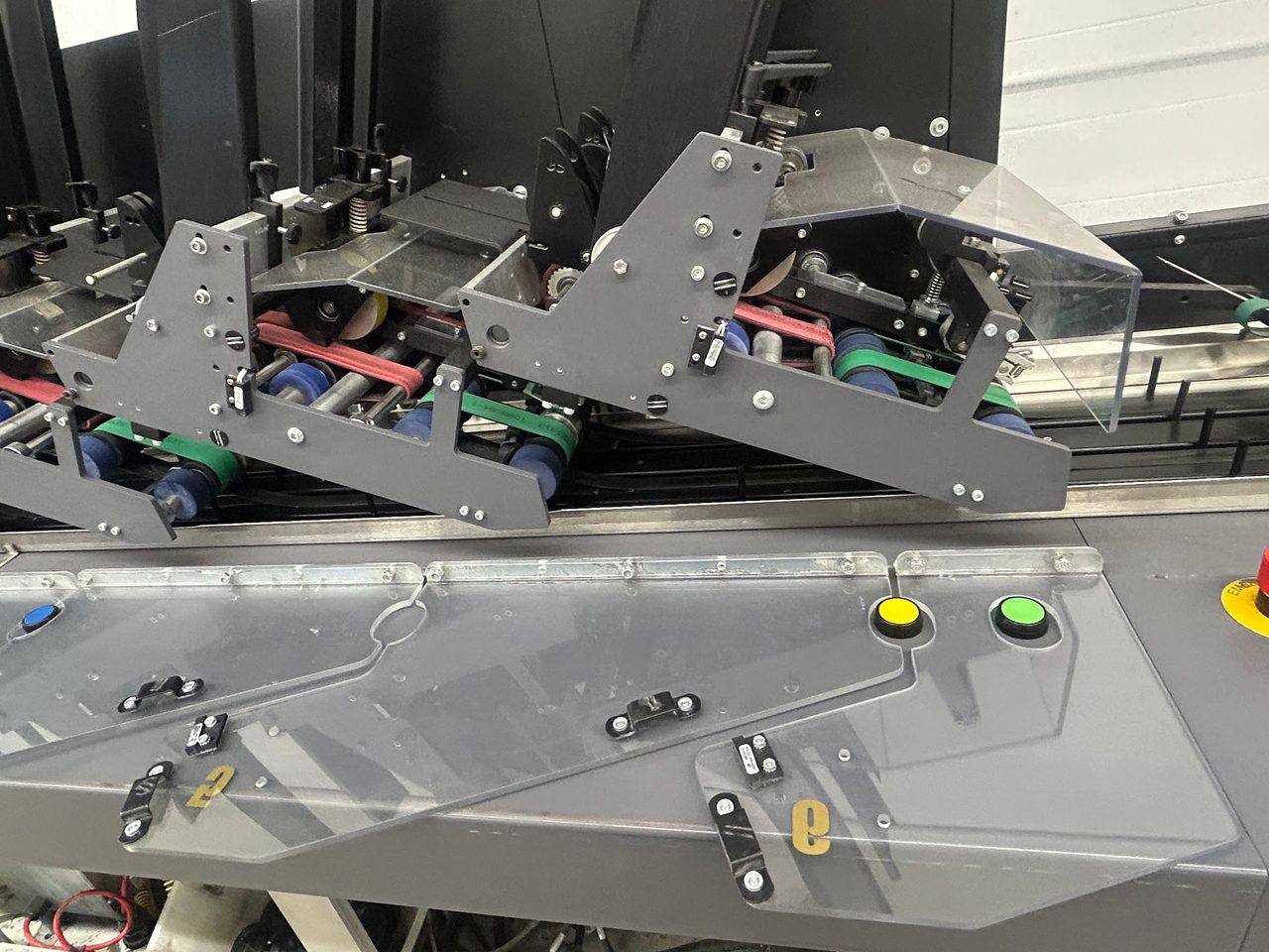 Pitney Bowes FlowMaster, 2018 - Automatic Mail Inserter System w/ MCS Falcon Inkjet Printer
