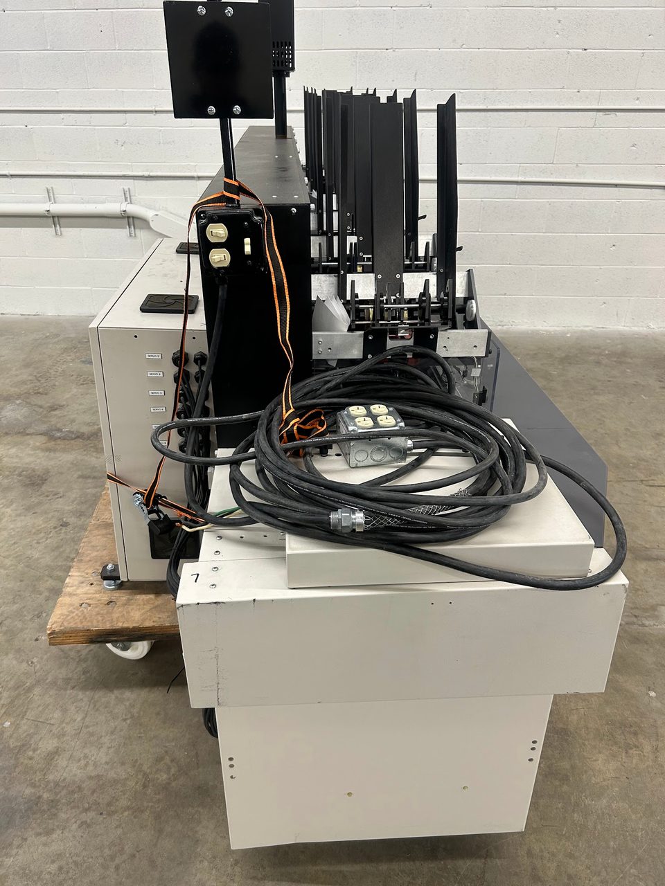 Pitney Bowes FlowMaster, 2018 - Automatic Mail Inserter System w/ MCS Falcon Inkjet Printer