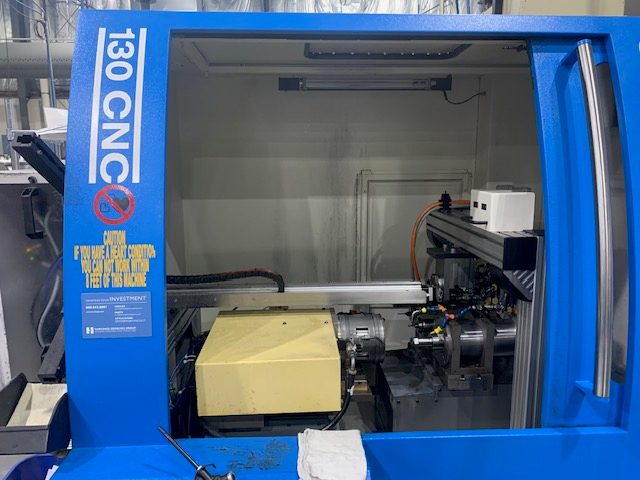 Voumard 130F TRIO CHS Gang-Style 3-Spindle CNC ID Grinder, 2014 – Fanuc 32i, MistBuster, Dittel M5000